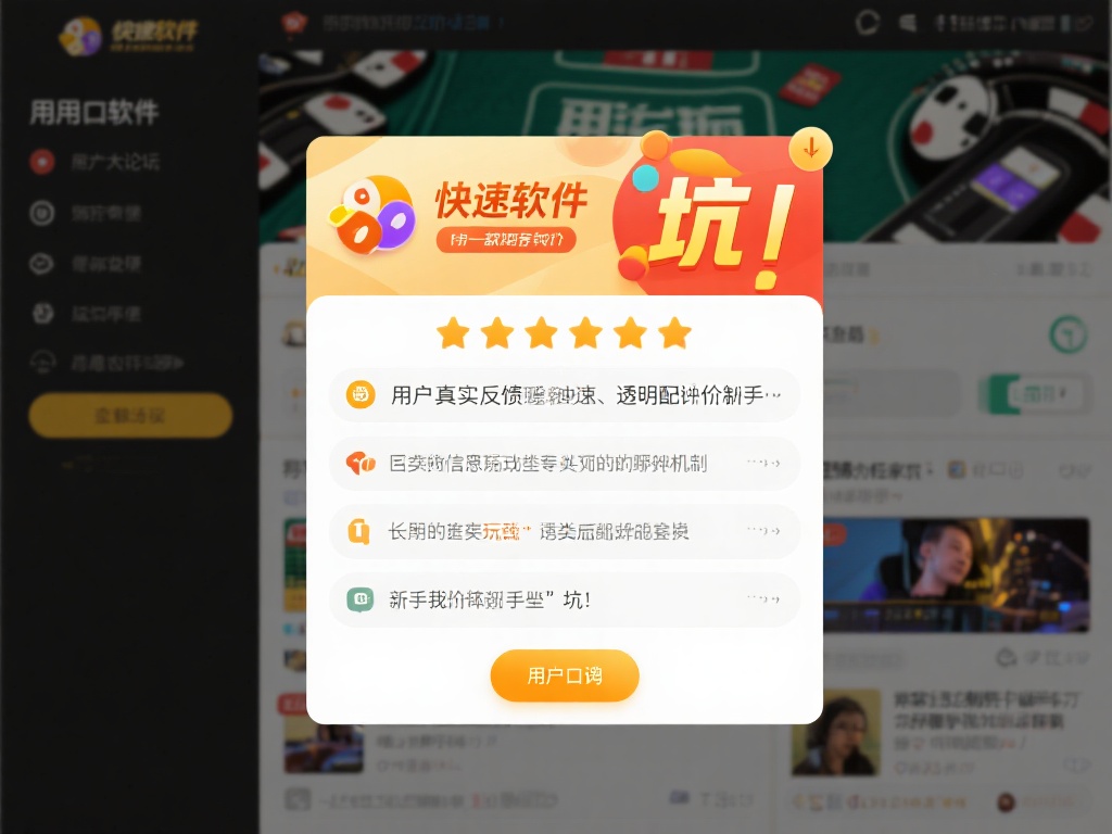 用户口碑与评价
用户的真实反馈往往能反映一款软件