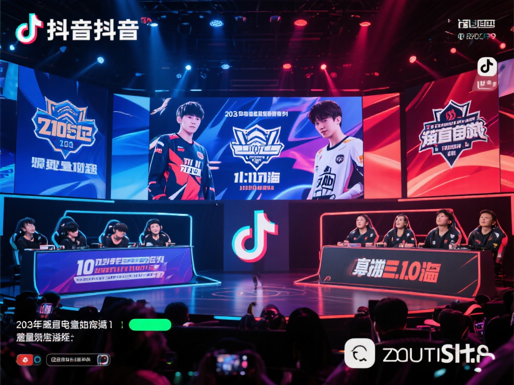 以2023年某大型电竞联赛为例，抖音平台上的相关话
