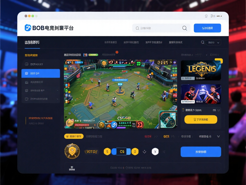 Bob电竞竞猜平台是一个专注于电竞领域的在线娱乐平
